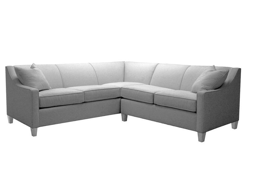 Norwalk Blake 716 71601 Contemporary Sectional Sofa with Track Arms and Welt Cord Cushions